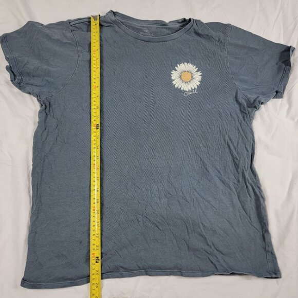 ONeill Sunflower Women Medium Black Graphic T Shirt Casual Outdoors Lightweight - Picture 7 of 8